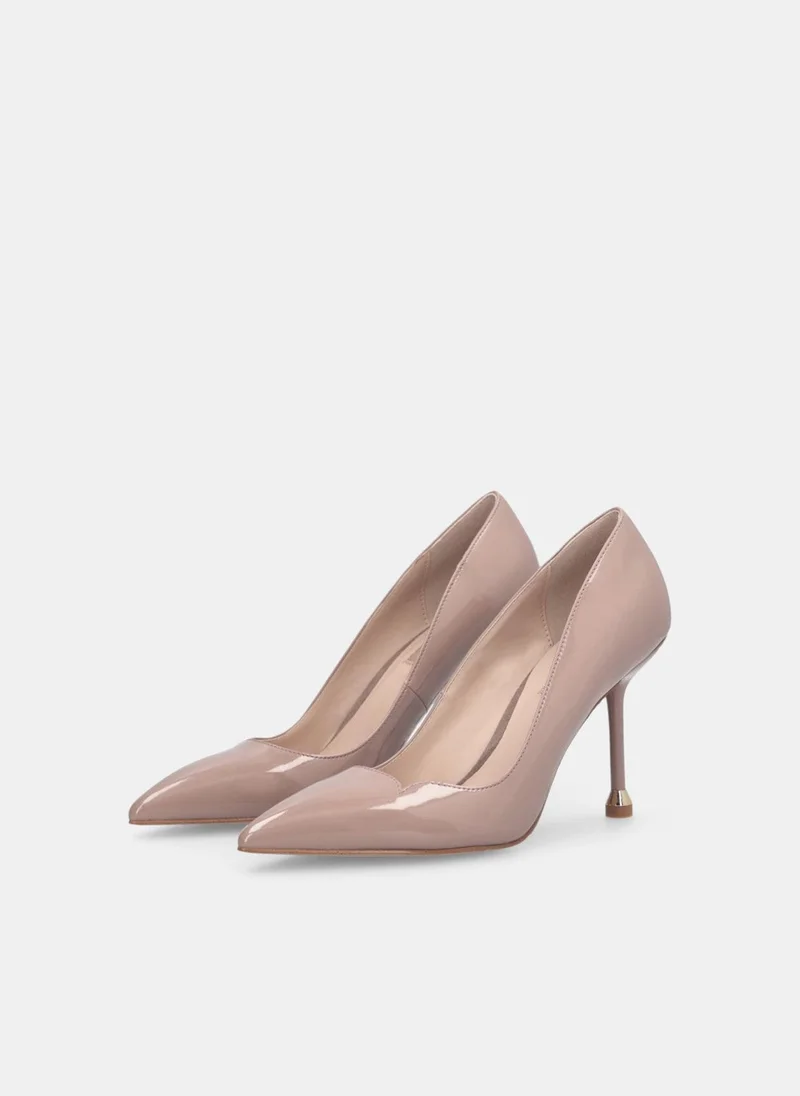 ليو جو Patent leather court shoes